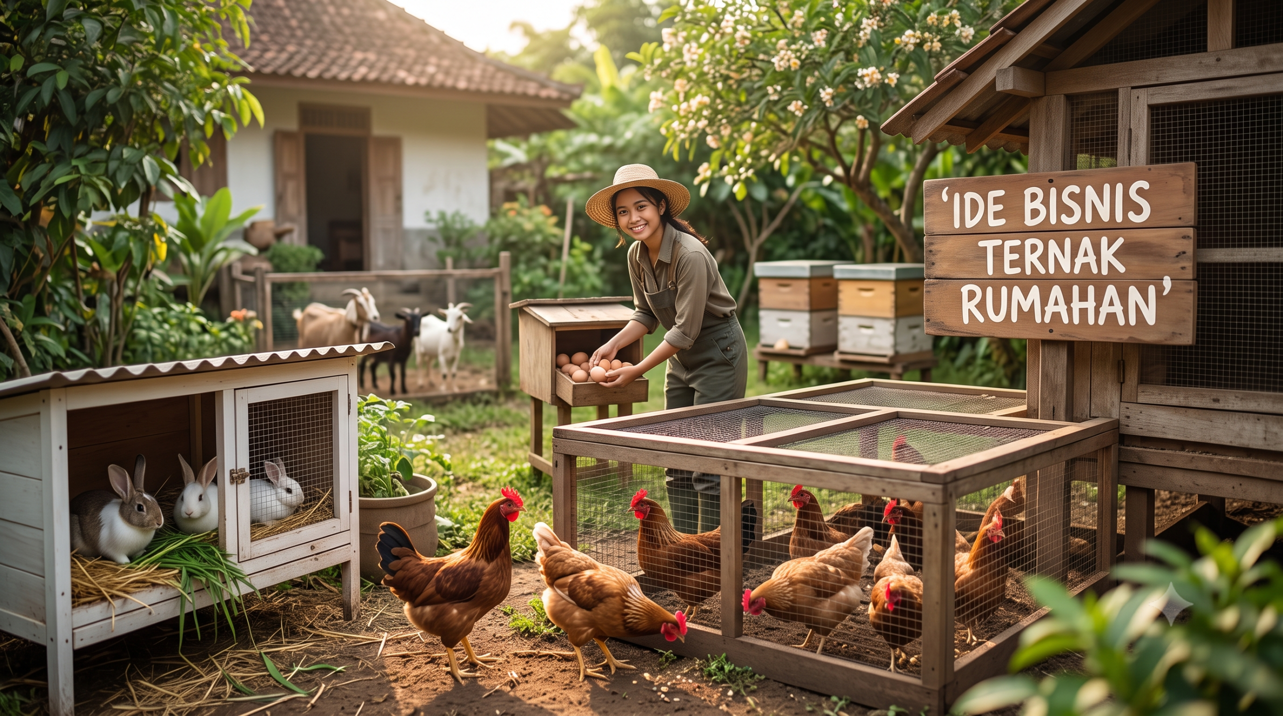 5 Ide Bisnis Ternak Rumahan Bisa di Lahan Sempit dengan Hasil Melejit